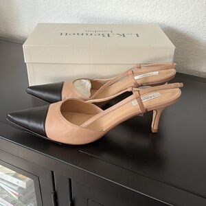 NEW L.K. Bennett Haley slingback Heels with Dust bag